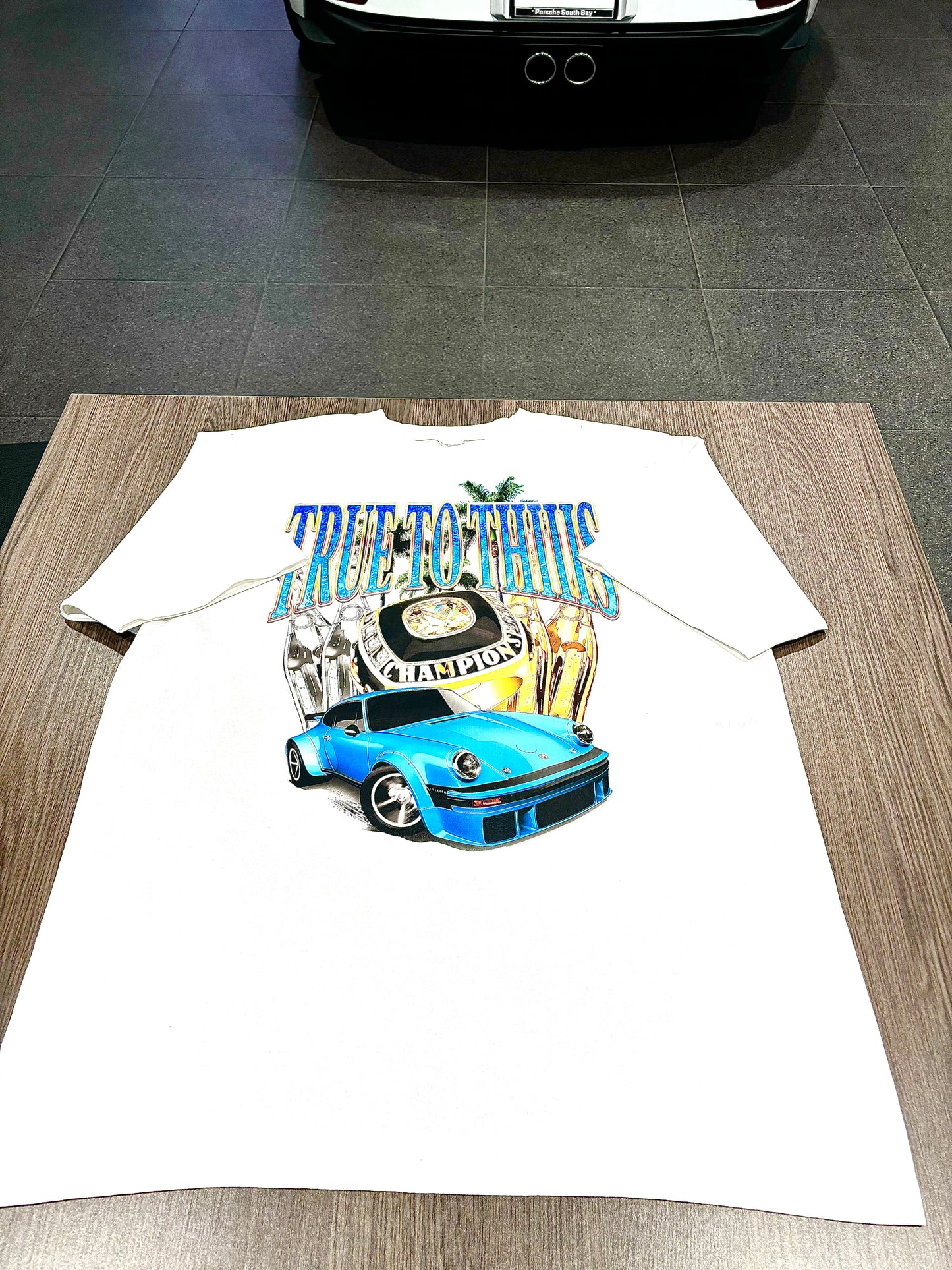 True To Thiiis Blue Porsche